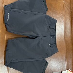 Marmot Women’s Black Lined Ski Pants – Size Medium – Zippered at Ankles